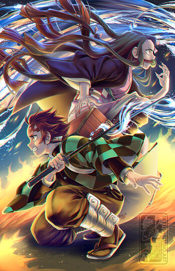 2019 - Kimetsu no Yaiba (Tanjirou & Nezuko Kamado)